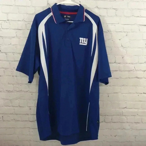 NFL Team Apparel New York Giants Polo Shirt XL - Picture 1 of 7